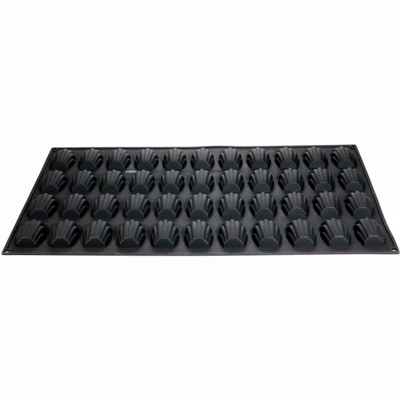 Martellato 30SIL08 Silicone Freezing and Baking Mold with 44 Madeleine Cavities 2.91 Inch, 1 of 3