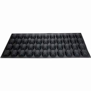Martellato 30SIL08 Silicone Freezing and Baking Mold with 44 Madeleine Cavities 2.91 Inch