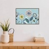 23" x 16" Scandi Florals I by Isabelle Z Framed Canvas Wall Art - Amanti Art - 4 of 4