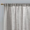 Kyler Linen Blend Light Filtering Curtain Panel Pair - 3 of 4