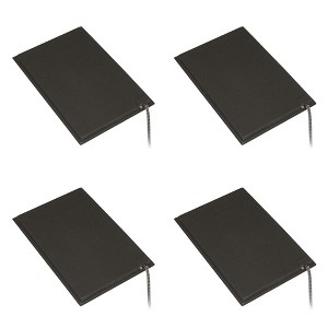 Farm Innovators 100W 24 x 29 In Plastic Heated Pet Mat with Fleece Cover and Heavy Duty Anti Chew Cord Protector for Dogs, Cats, and More, 4 Pack - 1 of 4