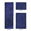 Lux Premium 100% Cotton  Ultra-Soft Tufted Solid Reversible 3 Piece Bath Rug Set, Water-Absorbent, Durable, Machine Washable Bathroom Rug - 2 of 4