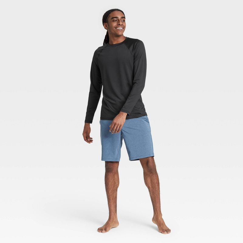 Men's Slim Fit Long Sleeve Rash Guard Swim Shirt - Goodfellow & Co™, 4 of 5