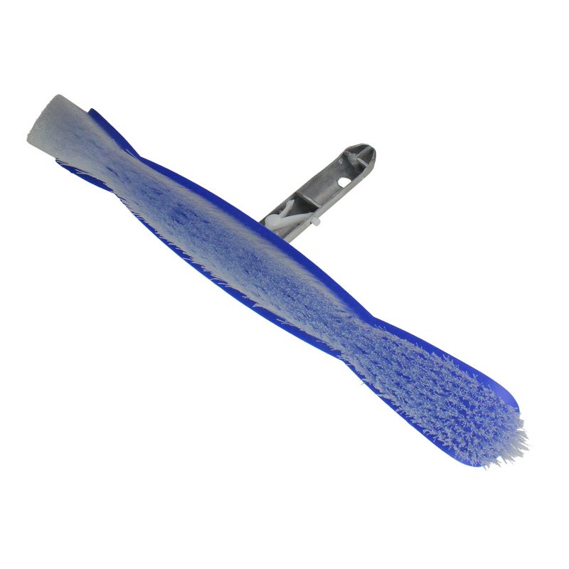 Pool Central Flexible Nylon Bristle Brush with Aluminum Handle 18.25" - Blue, 3 of 4