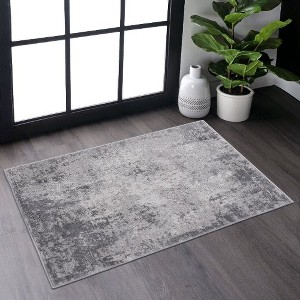 Kumasinova Stain-Resistant Area Rug, Non-Shedding Door Mat,Kid & Pet-Friendly, Abstract Area Rug for Living Room, Latex-Free Cotton Backing - 1 of 4