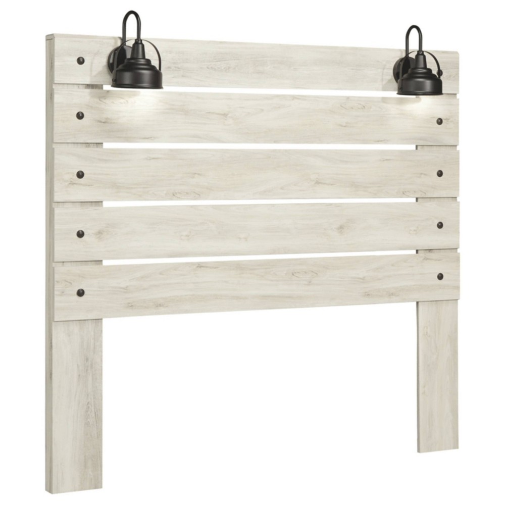 Photos - Bed Frame Ashley Queen Cambeck Panel Headboard White - Signature Design by 