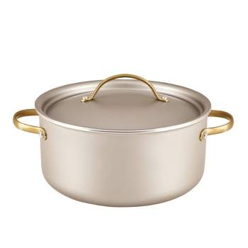 Farberware Radiant 5.5qt Nonstick Dutch Oven with Lid Champagne
