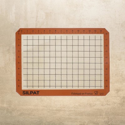 Silpat #1 Non-Stick Baking Mat, Handcrafted in France Since 1965, Trusted by Chefs, Certified Food Safe (Gridded Half Size)