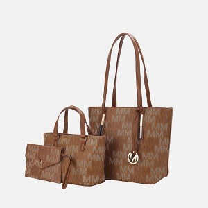 MKF Collection Aylet M Women's Vegan Leather Tote with Matching Mini Bag and Wristlet Purse by Mia K - 1 of 4