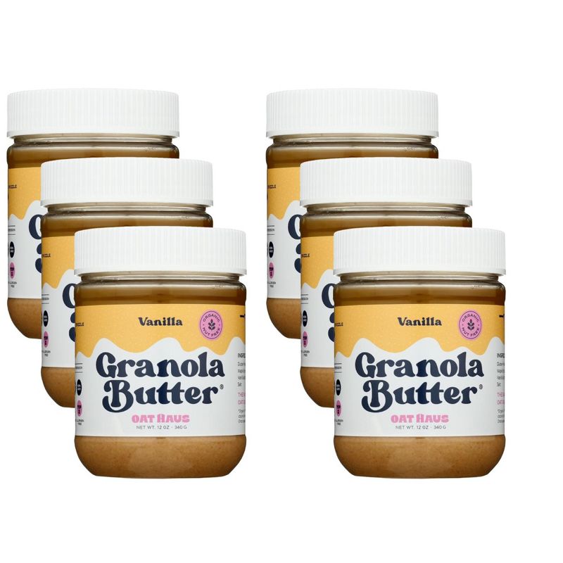 Oat Haus Vanilla Granola Butter - Case of 6/12 oz, 1 of 7
