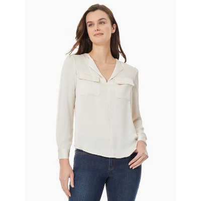 Jones New York Simplified Utility Blouse