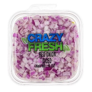 Crazy Fresh Diced Red Onion - 6oz - 1 of 3