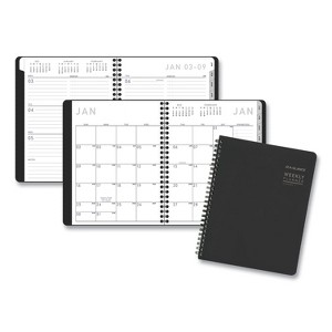 Contemporary Lite Weekly/Monthly Planner, 8.75 x 7, Black Simulated Leather Cover, 12-Month (Jan to Dec): 2026 - 1 of 4