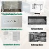 LIVAREEmlen 47.3" Office Desk With Power Outlet,3 Drawers,Side Pocket, Study Desk,Frame Stability Reversible For Home Desk, Computer Desk, Game Table - 3 of 4