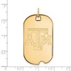 Black Bow Jewelry 14k Yellow Gold Texas A&M Aggies NCAA Large Pendant - 2 of 3