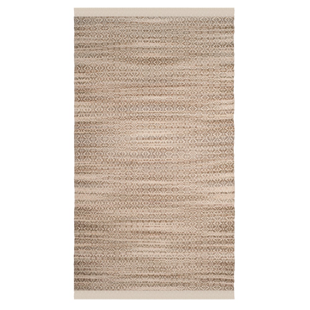 Beige/Ivory Solid Tufted Accent Rug 4'x6' - Safavieh