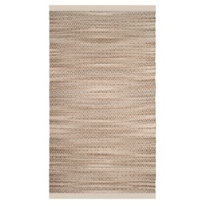 Beige/Ivory Solid Tufted Accent Rug 4
