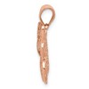 Black Bow Jewelry 14k Rose Gold Filigree Butterfly Pendant, 21mm (13/16 inch) - 2 of 4