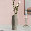 Uniquewise 9.5" H Decorative Ceramic Abstract Face Modern Statue Sculpture Flower Centerpiece Vase - image 4 of 4