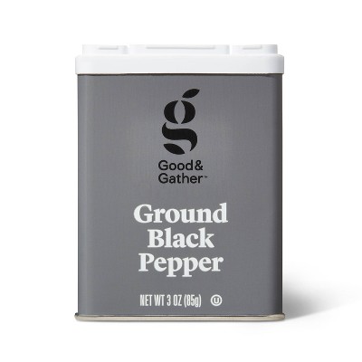 Ground Black Pepper - 3oz - Good & Gather™