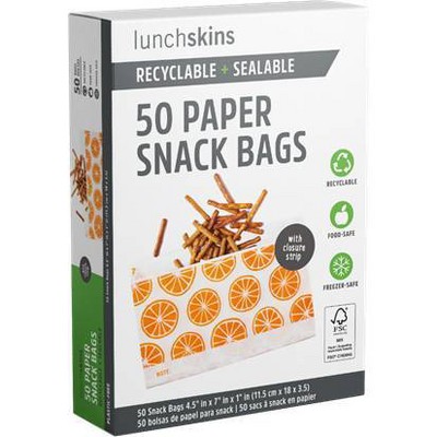 Lunchskins Recyclable & Sealable Paper Sandwich Bags - Shark - 50ct : Target