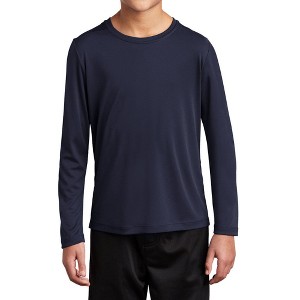 Mafoose Youth PosiCharge Casual Posi-UV Pro Moisture-Wicking Long Sleeve T-shirt - 1 of 4