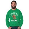 Xmas Let's Get this Bread Gingerbread Sweatshirt for Men or Women Brisco Brands - 4 of 4