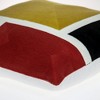Parkland Collection,Kenzo Contemporary Yellow Pillow Cover With Poly Insert - 4 of 4