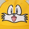 Sonic The Hedgehog Big Face Tails Youth Orange Snapback Hat - 3 of 4