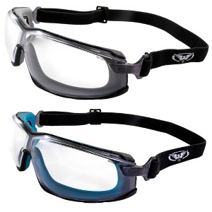 2 Pairs of Global Vision Eyewear Sunn Up Safety Motorcycle Glasses - 1 of 4