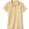 Lands' End School Uniform Kids Short Sleeve Feminine Fit Interlock Polo Shirt - 3 of 4