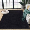Solid Shaggy Rug Modern Indoor Carpet Fluffy Plush Rug Shag Area Rug Home Decor - 2 of 4