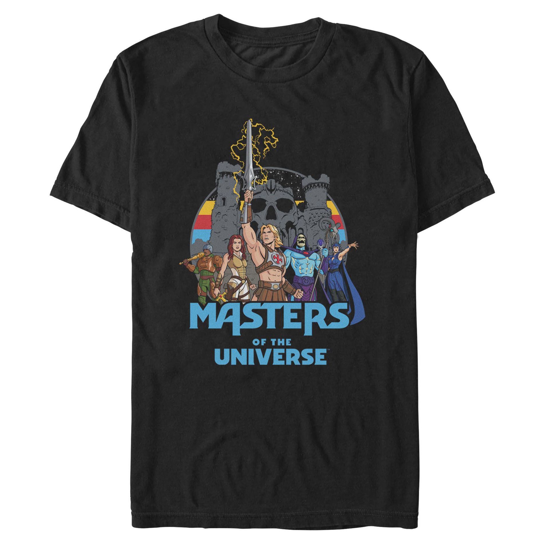 Mens Masters of the Universe Classic Heroes and Villains T Shirt