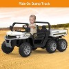 24V Electric Child Ride-On Dumper, 2-Seater 6-Wheel RC Vehicle, ASTM Approved Child Ride-On Toy Vehicle w/ Parental Controls & Music - 4 of 4