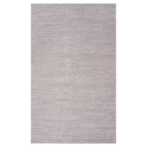 Hand Woven Chunky Woolen Cable Area Rug, Target Wool Rugs