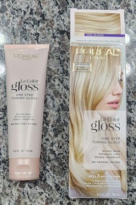 L'oreal Paris Le Color Gloss One Step In-shower Toning Gloss - Cool ...