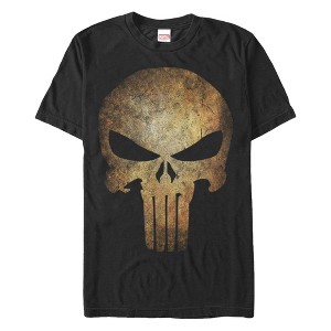 Men's Marvel Punisher Rusty Skull Logo T-Shirt - 1 of 4