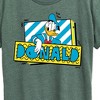 Women's - Disney - Leaning Donald Duck With Nametag Short Sleeve Graphic T-Shirt - 2 of 4