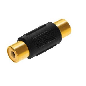 Monoprice Gold Plated RCA Jack to RCA Jack Adaptor - 1 of 4