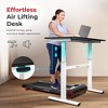 Sunny Health & Fitness Air-Drive Standing Desk with Cordless Air Lift - White - 2 of 4