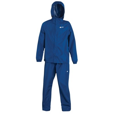 Sierra Designs Adult Packable Rain Set Blue - M/L