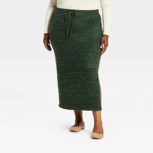 Women's Boucle Maxi Sweater Pencil Skirt - Universal Thread™ - 1 of 3