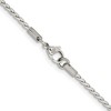 Black Bow Jewelry 2.5mm Stainless Steel Spiga Link Chain Necklace - 4 of 4