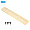 Unique Bargains Aluminum Rectangle Mesh with Mounting Screw Cabinet Air Vent Cover - 3 of 4
