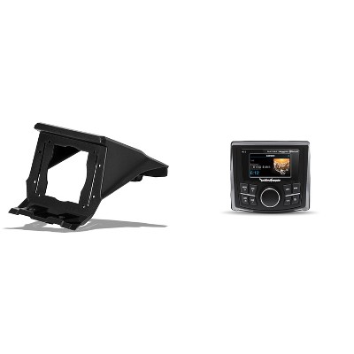 Rockford Fosgate PMX-3 2.7” Wet Bonded IPX6 Color Marine Media Receiver with Bluetooth, Siriusxm Ready, Pandora and Radio Dash Kit Compatible with ...