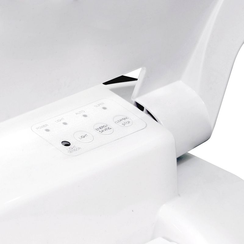 SB-2400ER Electric Bidet Toilet Seat for French Curve and Elongated Toilets White - SmartBidet, 6 of 13