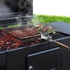 Sorbus Stainless Steel Large Folding Barbecue Grilling Basket with Handle - for Fish, Shrimp, Vegetables, Grilling Accessories, Outdoor Cooking - 2 of 4
