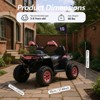 12V Kids Ride-On Electric ATV, Electric ATV Ride On Toy for Boy and Girl, Electric Vehicle ATV Car with 4-Wheeler Bluetooth Audio - 2 of 4