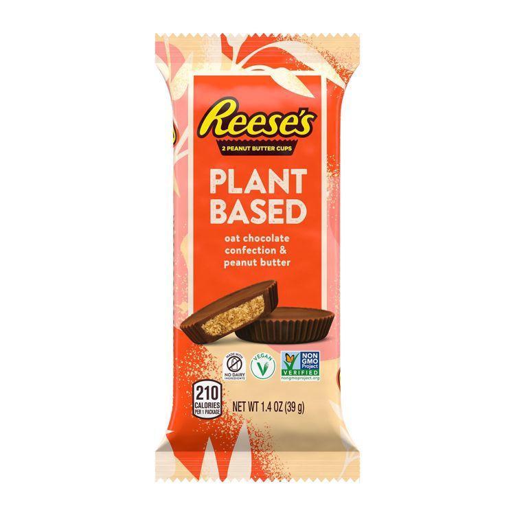Reese's Plant Based Oat Chocolate Confection Peanut Butter Cups Candy - 1.4oz, 2 of 7