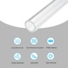 Unique Bargains Lamp and Lantern Water Cooling System Acrylic Rigid Round Pipe Clear 10" - 3 of 4